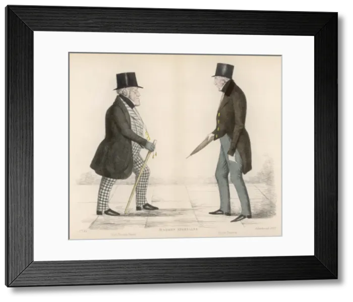 Framed Print : Modern Athenians plate 35 - Edinburgh Framed Print : Modern Athenians plate 35 - Edinburgh