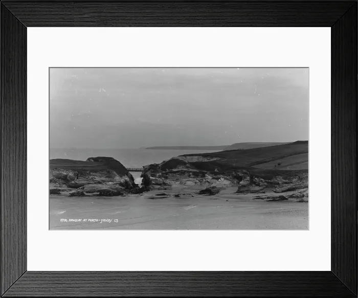 Framed Print : Scenic View of Porth, Newquay Framed Print : Scenic View of Porth, Newquay
