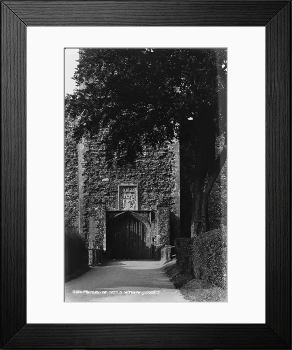 Framed Print : Framlingham Castle Gateway Framed Print : Framlingham Castle Gateway