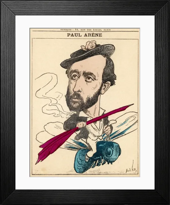 Framed Print : Paul Auguste Arene / Gill Framed Print : Paul Auguste Arene / Gill