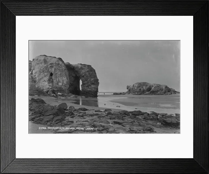 Framed Print : Natural Arches at Perranporth Framed Print : Natural Arches at Perranporth
