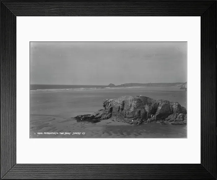 Framed Print : Perranporth Beach Framed Print : Perranporth Beach