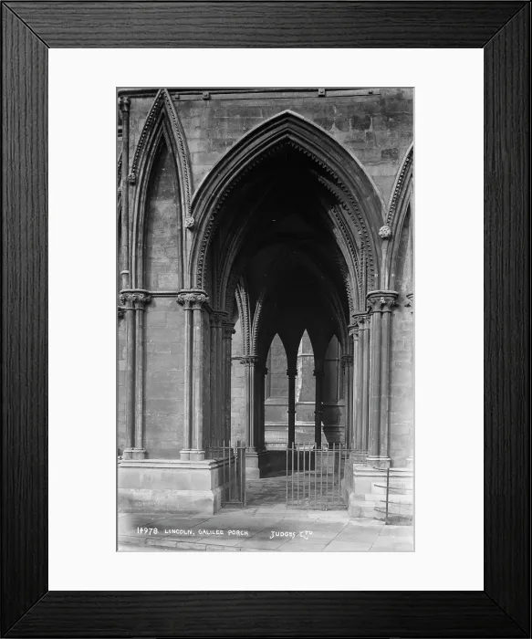 Framed Print : Galilee Porch of Lincoln Cathedral Framed Print : Galilee Porch of Lincoln Cathedral