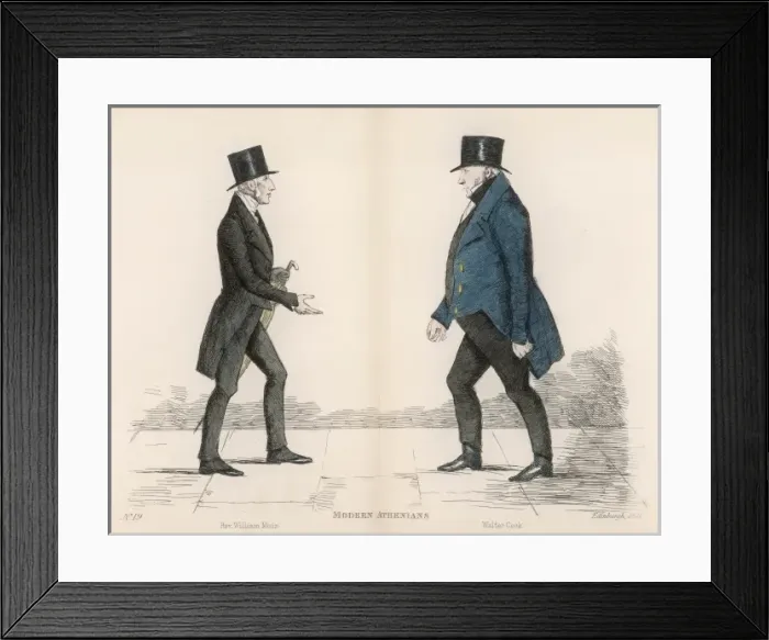 Framed Print : Modern Athenians plate 19 - Edinburgh Framed Print : Modern Athenians plate 19 - Edinburgh