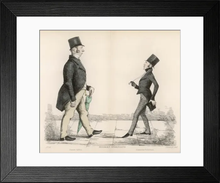 Framed Print : Modern Athenians plate 22 - Edinburgh Framed Print : Modern Athenians plate 22 - Edinburgh