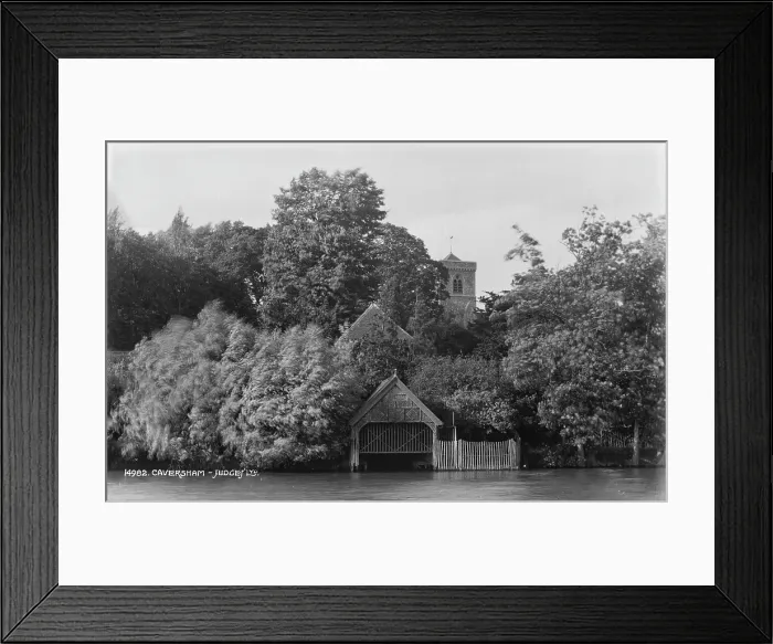 Framed Print : Caversham Riverside Scene Framed Print : Caversham Riverside Scene
