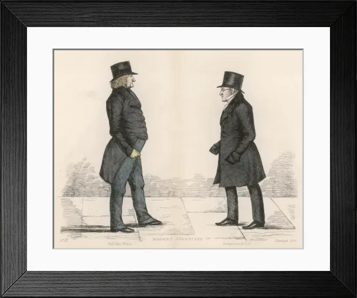 Framed Print : Modern Athenians plate 12 - Edinburgh Framed Print : Modern Athenians plate 12 - Edinburgh