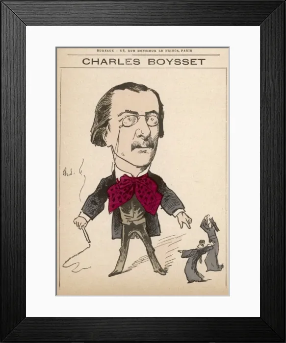 Framed Print : Charles Boysset / Gill Framed Print : Charles Boysset / Gill