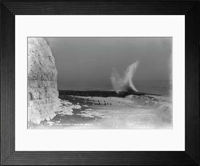 Framed Print : A Rough Sea at Rottingdean Framed Print : A Rough Sea at Rottingdean