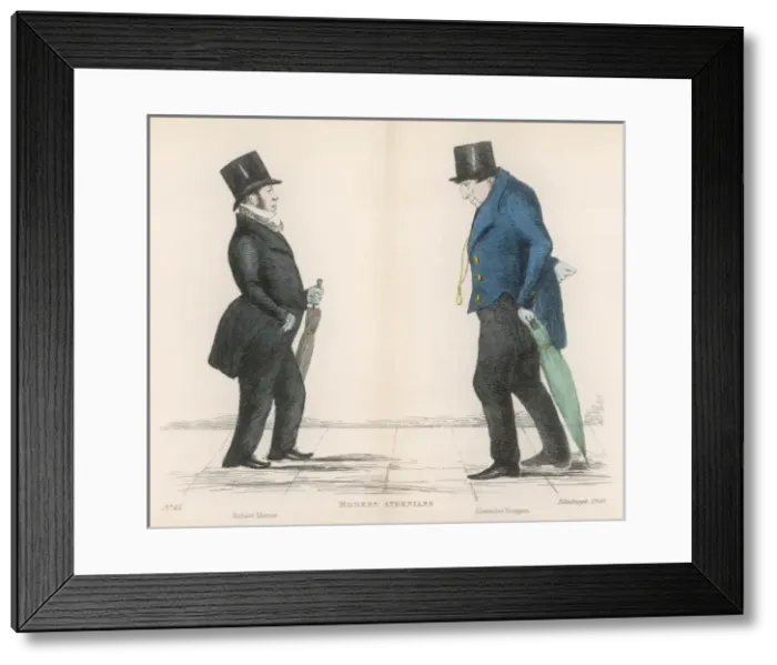 Framed Print : Modern Athenians plate 45 - Edinburgh Framed Print : Modern Athenians plate 45 - Edinburgh