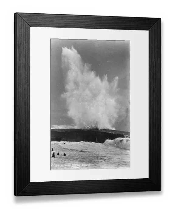 Framed Print : Rough Sea at Rottingdean Framed Print : Rough Sea at Rottingdean