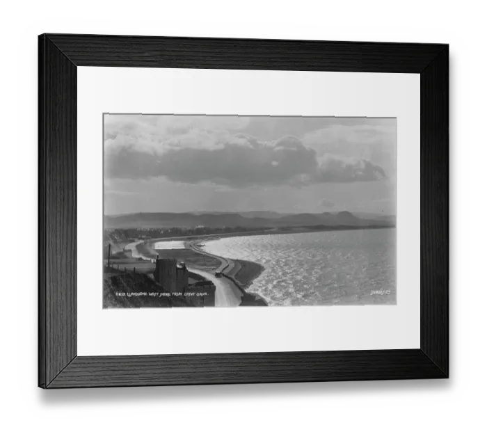Framed Print : Llandudno West Shore from Great Orme Framed Print : Llandudno West Shore from Great Orme