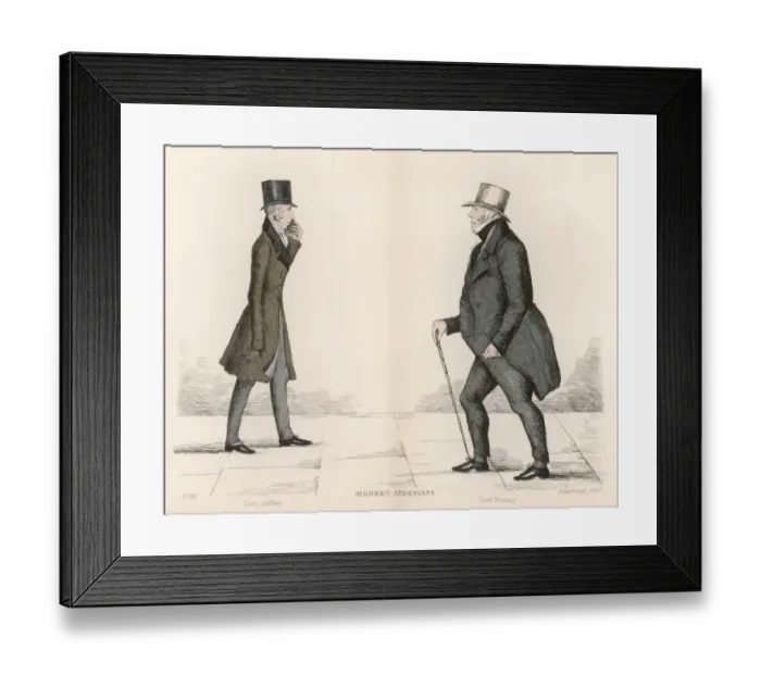Framed Print : Modern Athenians plate 25 - Edinburgh Framed Print : Modern Athenians plate 25 - Edinburgh