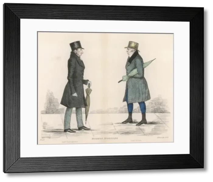 Framed Print : Modern Athenians plate 13 - Edinburgh Framed Print : Modern Athenians plate 13 - Edinburgh