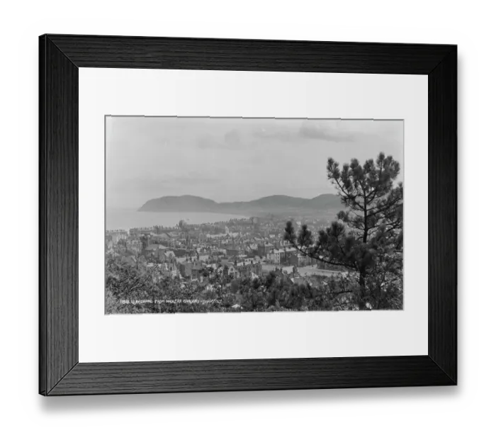 Framed Print : Llandudno from Haulfre Gardens Framed Print : Llandudno from Haulfre Gardens