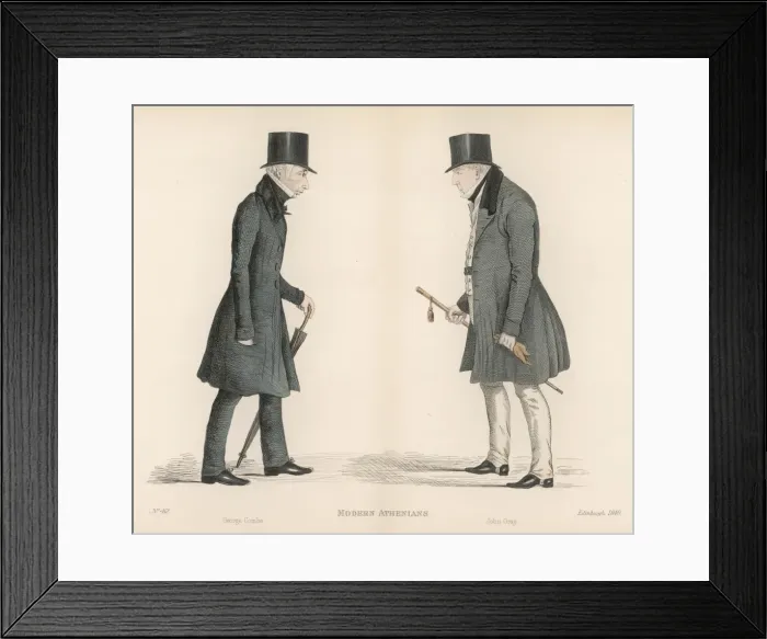 Framed Print : Modern Athenians plate 42 - Edinburgh Framed Print : Modern Athenians plate 42 - Edinburgh