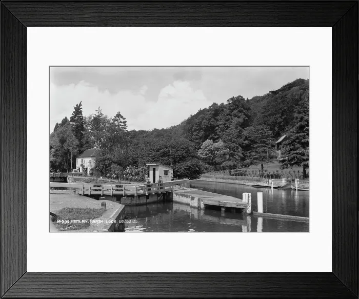 Framed Print : Henley Marsh Lock Framed Print : Henley Marsh Lock