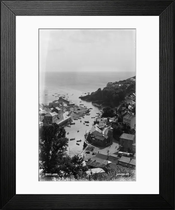 Framed Print : Scenic View of Looe Harbour Framed Print : Scenic View of Looe Harbour