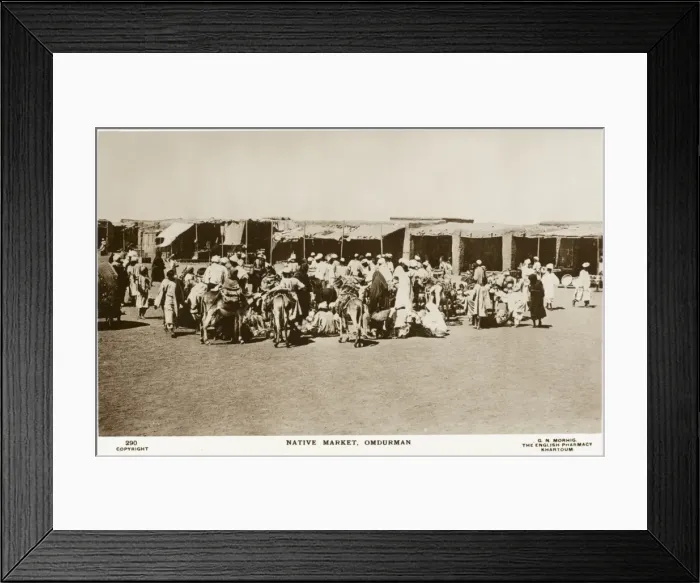 Framed Print : Sudan - Marketplace - Omdurman Framed Print : Sudan - Marketplace - Omdurman