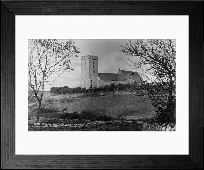 Framed Print : Crantock Church Framed Print : Crantock Church