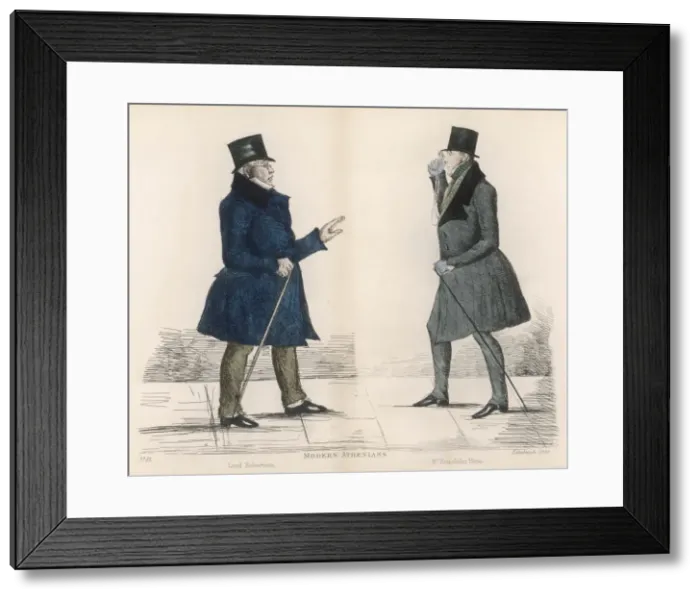 Framed Print : Modern Athenians plate 18 - Edinburgh Framed Print : Modern Athenians plate 18 - Edinburgh