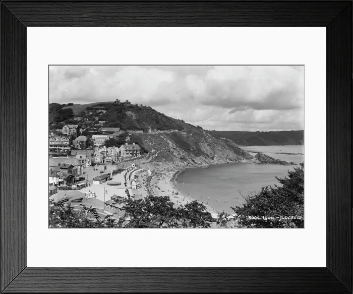 Framed Print : Scenic View of Looe Beach Framed Print : Scenic View of Looe Beach