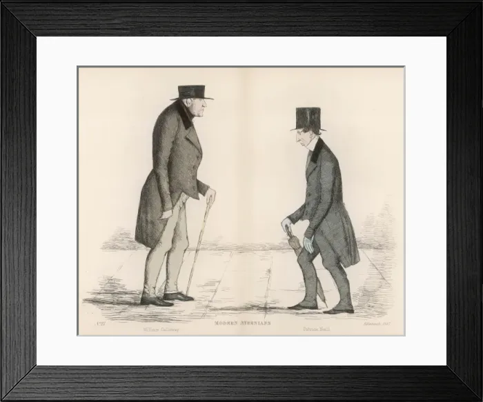 Framed Print : Modern Athenians plate 27 - Edinburgh Framed Print : Modern Athenians plate 27 - Edinburgh
