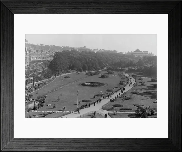 Framed Print : Bournemouth Gardens