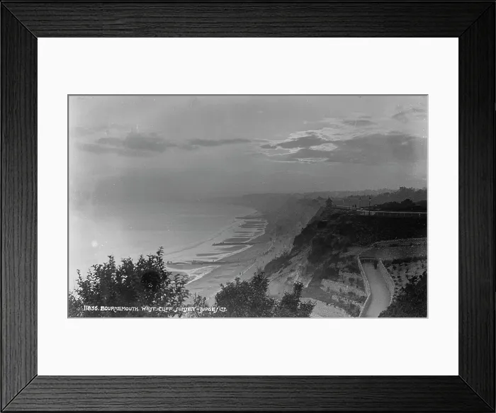Framed Print : Sunset at West Cliff, Bournemouth Framed Print : Sunset at West Cliff, Bournemouth