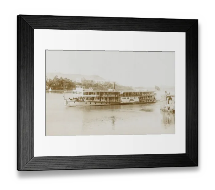 Framed Print : Egypt - Nile near Aswan - Tourist Nile Cruiser Framed Print : Egypt - Nile near Aswan - Tourist Nile Cruiser