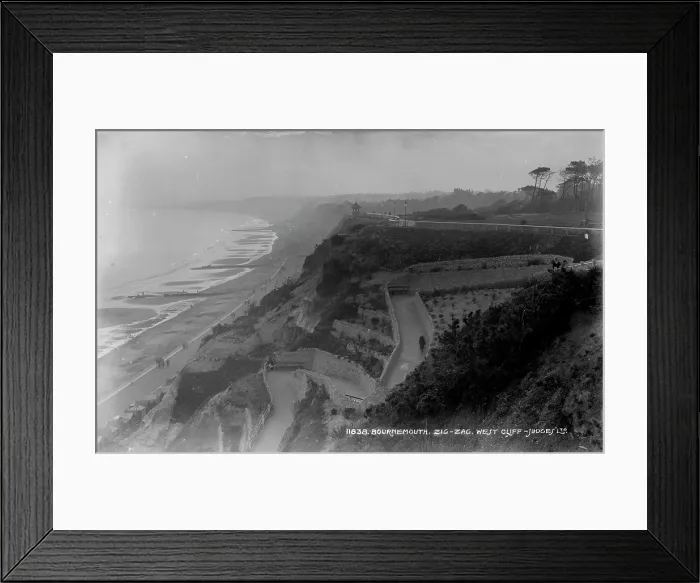 Framed Print : Zig-Zag Path at West Cliff, Bournemouth Framed Print : Zig-Zag Path at West Cliff, Bournemouth