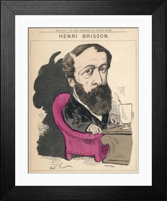 Framed Print : Eugene Henri Brisson / Gill Framed Print : Eugene Henri Brisson / Gill
