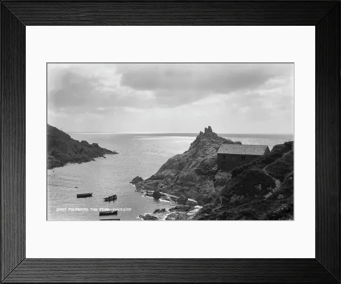 Framed Print : The Peak at Polperro Framed Print : The Peak at Polperro