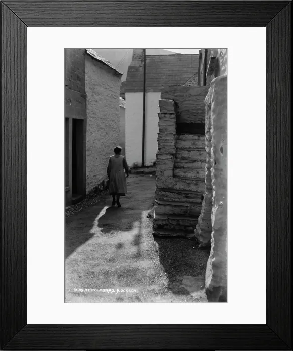 Framed Print : A Quiet Walk in Polperro Framed Print : A Quiet Walk in Polperro