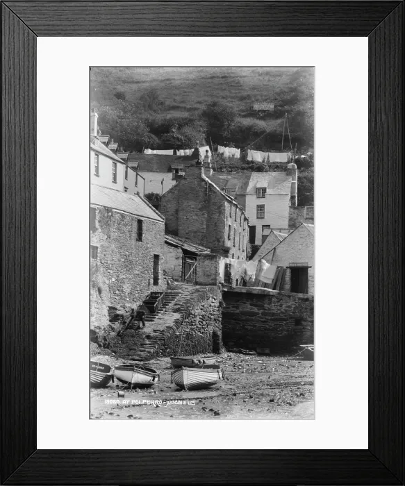 Framed Print : At Polperro Framed Print : At Polperro