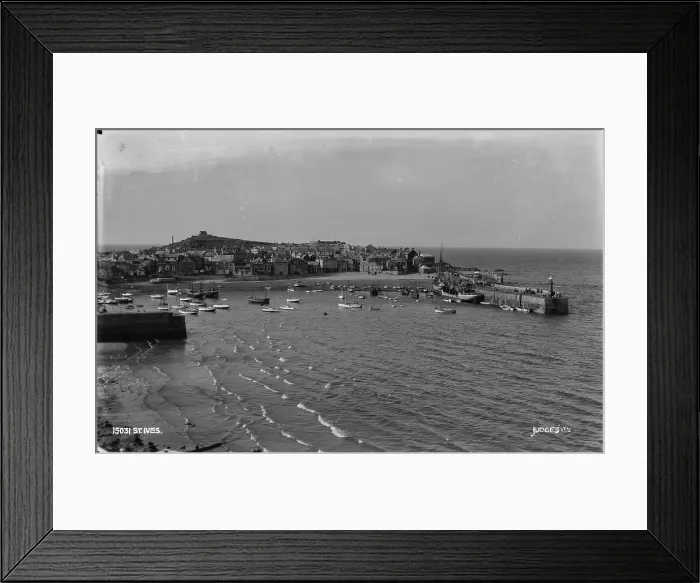 Framed Print : St. Ives Harbor Framed Print : St. Ives Harbor