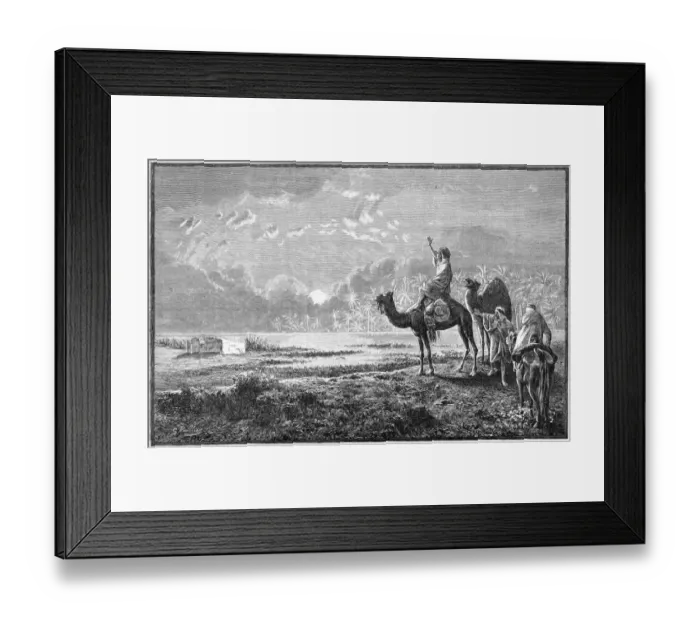 Framed Print : Mirage in the Desert Framed Print : Mirage in the Desert