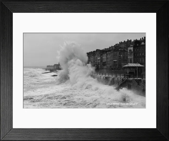 Framed Print : Rough Sea at St. Leonards Framed Print : Rough Sea at St. Leonards