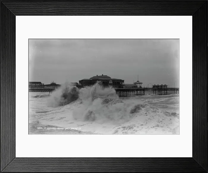 Framed Print : Rough Sea at St. Leonards Framed Print : Rough Sea at St. Leonards