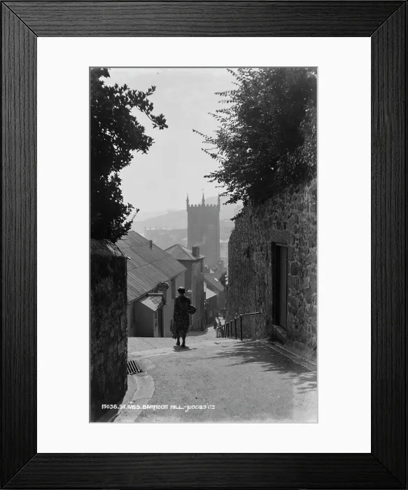 Framed Print : A Stroll Down Barton Hill Framed Print : A Stroll Down Barton Hill