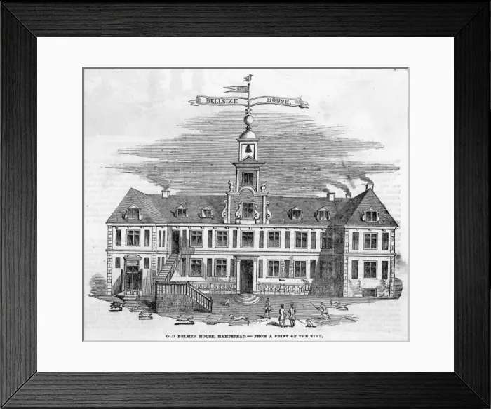 Framed Print : Old Belsize House Framed Print : Old Belsize House