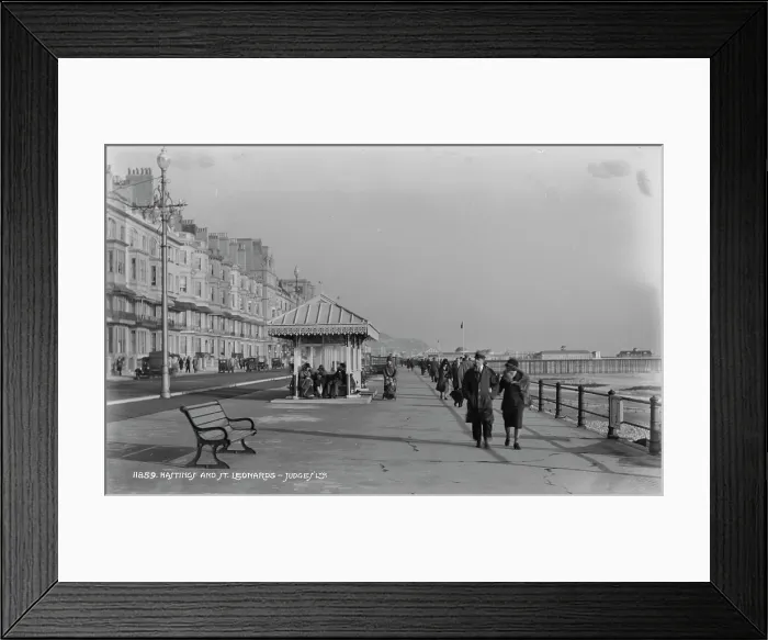 Framed Print : Seaside Stroll in Hastings and St. Leonards Framed Print : Seaside Stroll in Hastings and St. Leonards