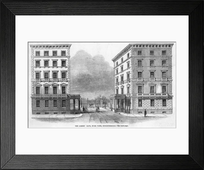 Framed Print : Albert Gate, London Framed Print : Albert Gate, London