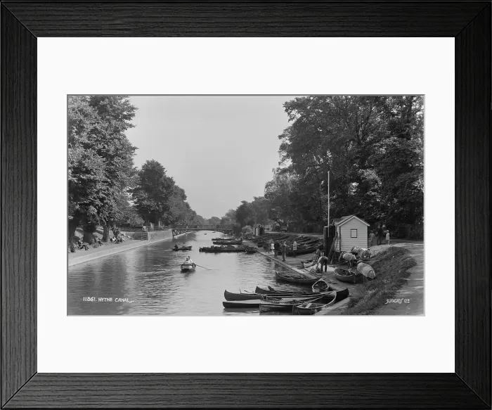 Framed Print : Hythe Canal Framed Print : Hythe Canal