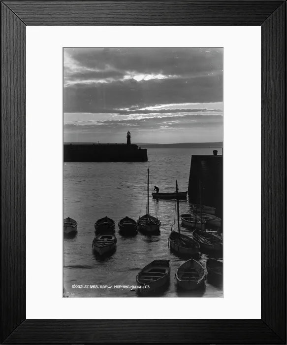 Framed Print : Early Morning at St. Ives Framed Print : Early Morning at St. Ives