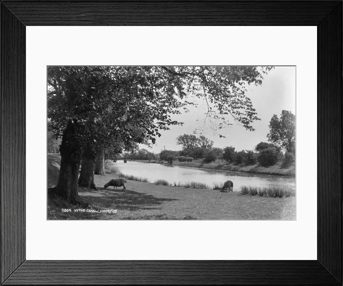 Framed Print : Tranquil Scene at Hythe Canal Framed Print : Tranquil Scene at Hythe Canal