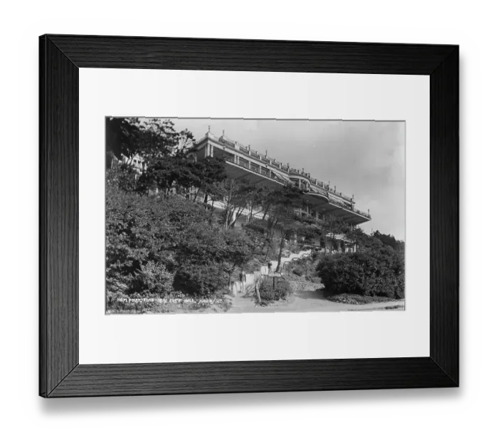 Framed Print : Leas Cliff Hall Framed Print : Leas Cliff Hall