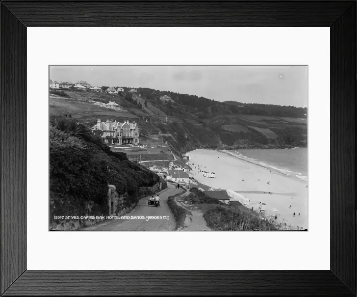 Framed Print : Carbis Bay Hotel and Sands Framed Print : Carbis Bay Hotel and Sands
