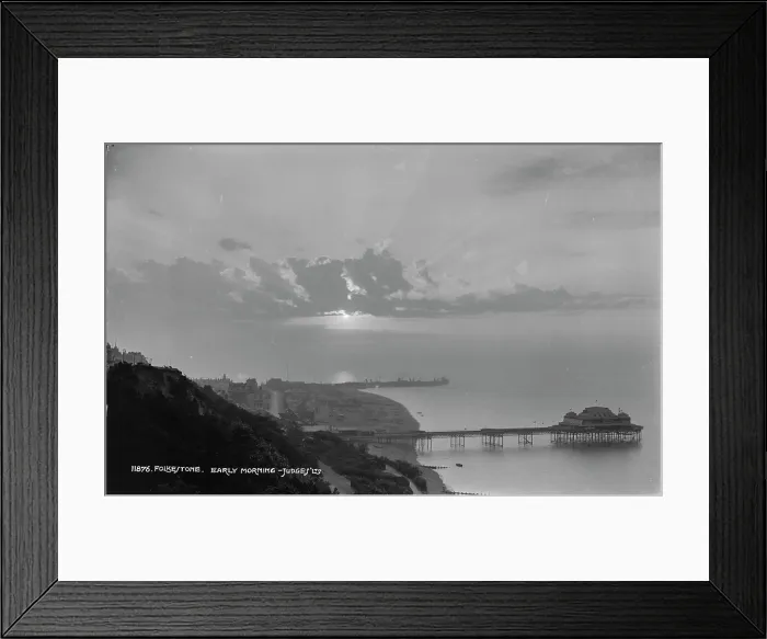 Framed Print : Early Morning at Folkestone Framed Print : Early Morning at Folkestone
