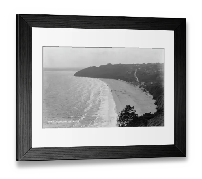 Framed Print : Carbis Bay Beach View Framed Print : Carbis Bay Beach View